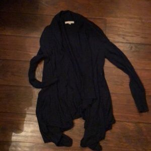 Navy Banana Republic cardigan